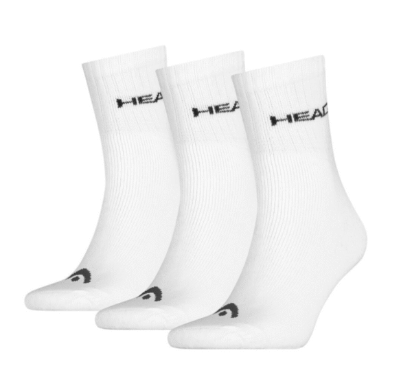 HEAD Club 3-pack skarpetki białe